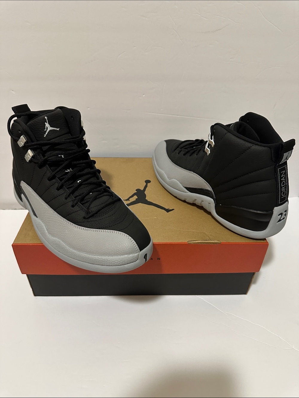 Jordan Men’s High-Top Sneakers in Black and Gray
